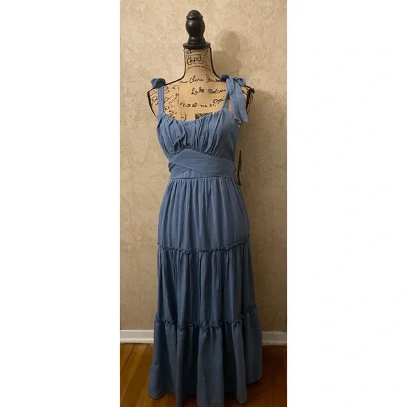 Trixxi Womens Sleeveless Midi Fit + Flare Dress Juniors - Picture 2 of 7